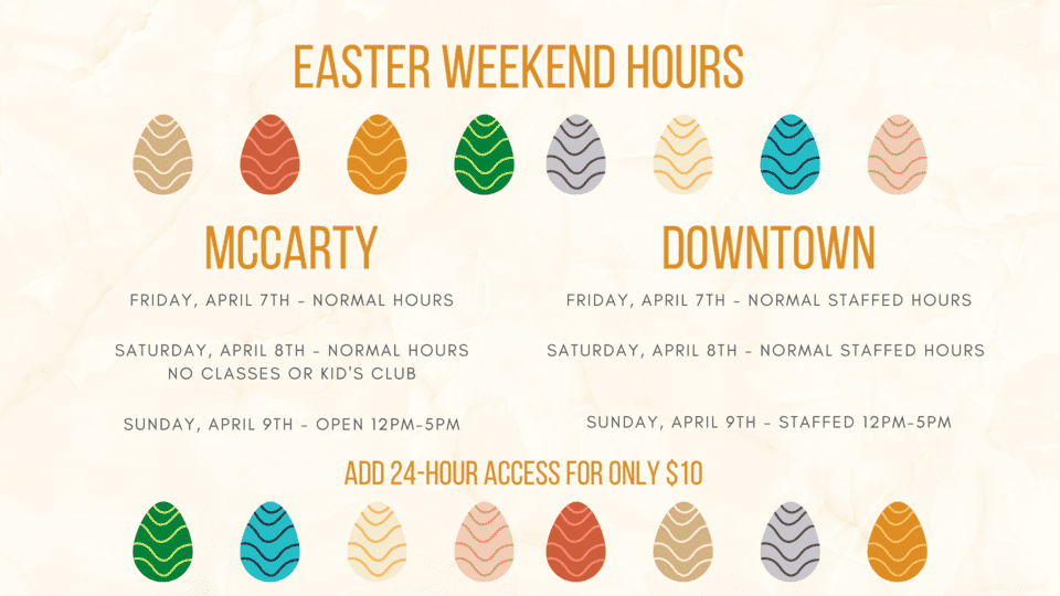 April 2023 Easter Hours