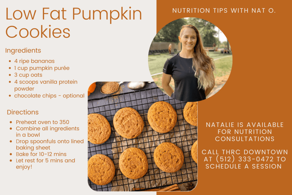 November 2023 Low Fat Pumpkin Cookies