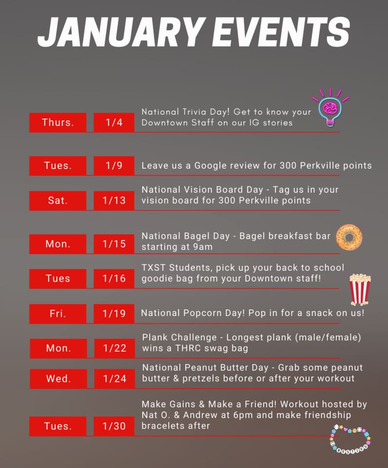 January 2024 Events